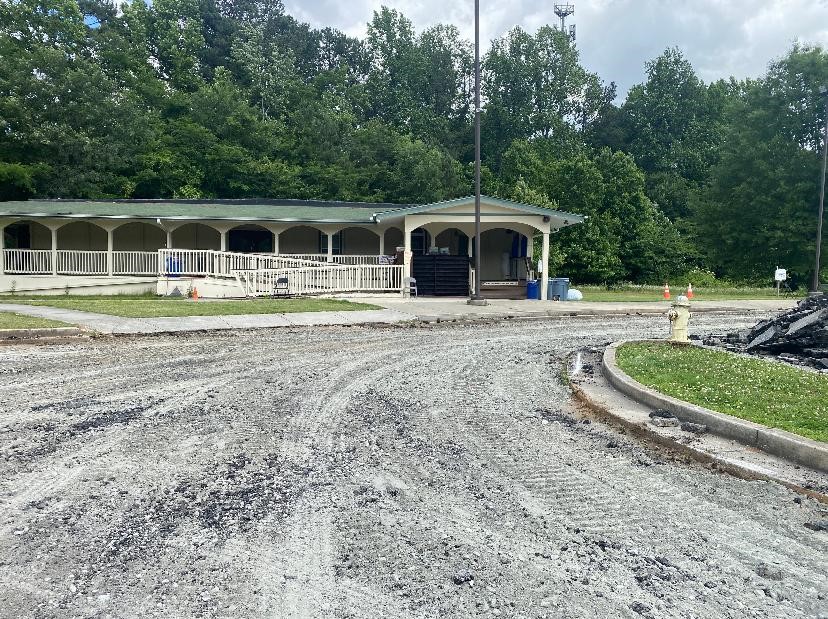 Masjid Parking Lot Temporarily Closed Due to Construction